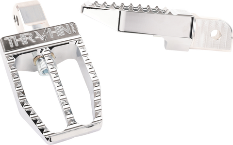 Militant Footpegs - Rear - Chrome