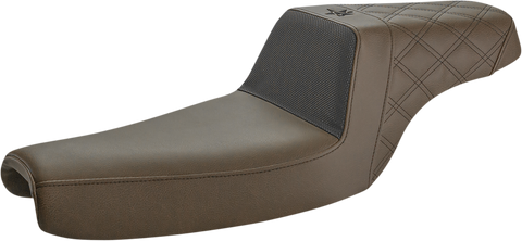 Unknown Industries Seat - Front Carbon Fiber/Black Gripper Lumbar/Rear Lattice Stitch - XL &