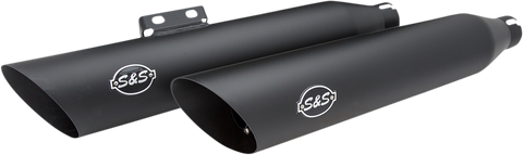 Slash Cut Mufflers - 50 State - Black
