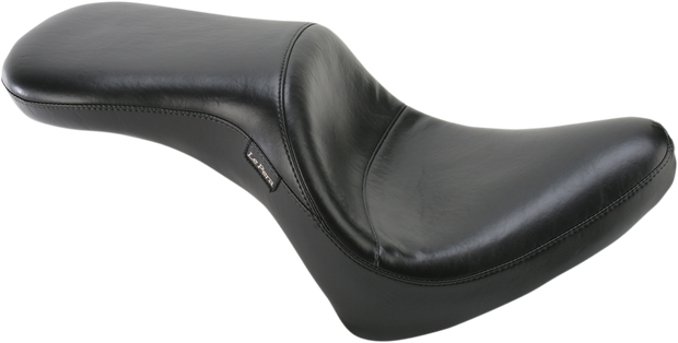 Maverick Seat - without Backrest - Smooth - Black - Softail &