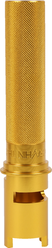 Throttle Tube - Knurled - 1" - Gen 2 TBW - Gold
