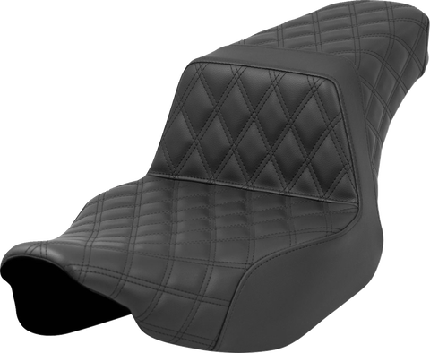 Step-Up Seat - Full Latice Stitch - Black - Extended Reach - FL &