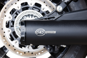 2-into-1 Grand National Exhaust System - Black - 50-State