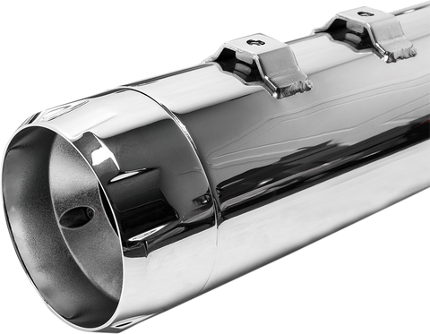 4-1/2" MK45 Performance Mufflers - Chrome with Chrome Thruster