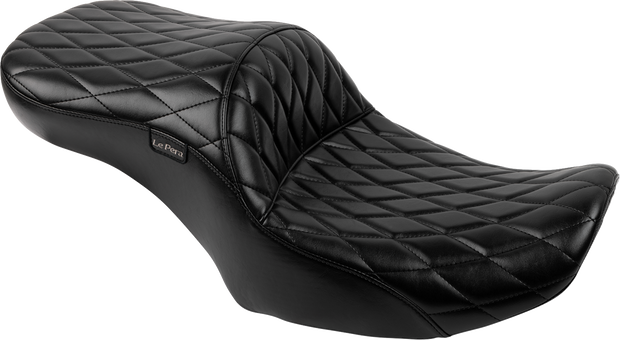 Maverick Seat - without Backrest - Diamond Stitch - Black - FLH/FLT &