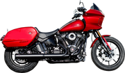 Grand National Slip-On Muffler - 50 State - 4" Black - M8 Softail