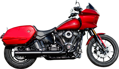 Grand National Slip-On Muffler - 50 State - 4" Black - M8 Softail
