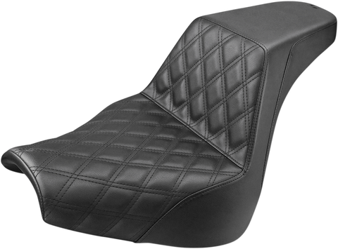 Step-Up Seat - Front Lattice Stitch - Black - FXBR/S &