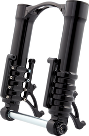 Fork Legs - 49 mm - Black Anodized - For Custom Radial Mount Brake Caliper