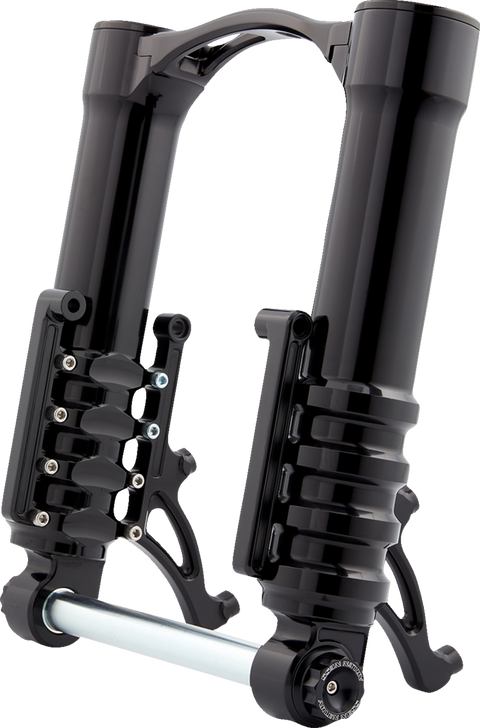 Fork Legs - 49 mm - Black Anodized - For Custom Radial Mount Brake Caliper