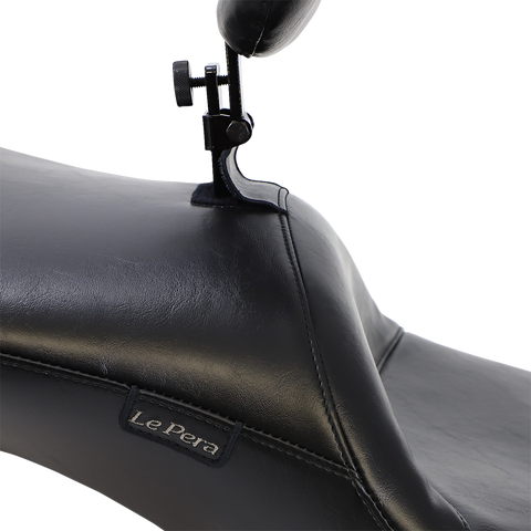 Maverick Daddy Long Legs Seat - With Backrest - Black - Smooth - FL &