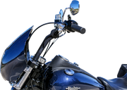 Handlebar Risers - Pull Back - 9-1/2" - Black