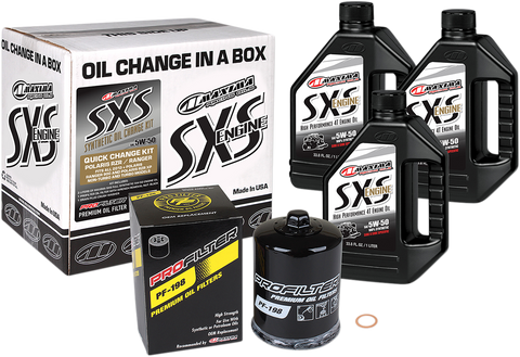SXS Synthetic Oil Change Kit - Polaris - 5W-50