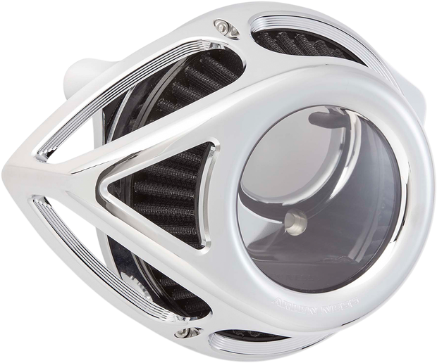 Clear Tear Air Cleaner Kit - Chrome