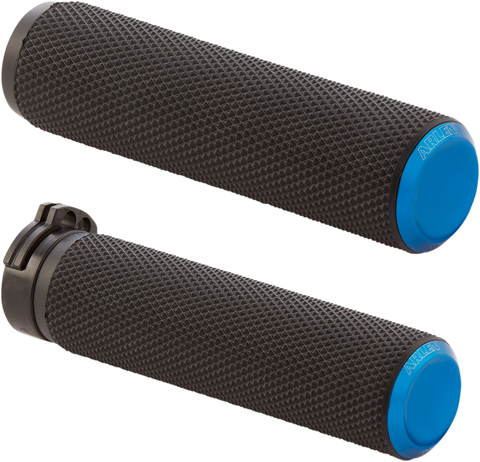 Knurled Grips - Cable - Blue