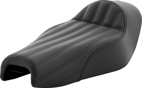 Knuckle Solo Seat - Ribbed - Black