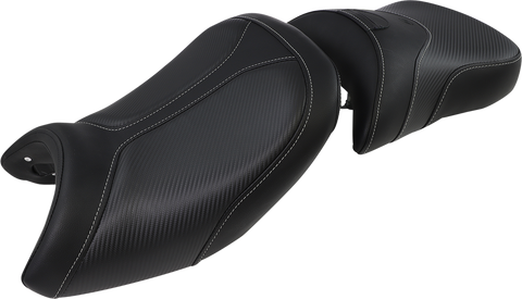 Adventure Tour Seat - Low - Lumbar Backrest - Black - R1200GS &