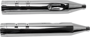 4-1/2" MK45 Performance Mufflers - Chrome with Chrome Tracer