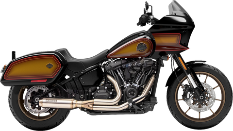 2-into-1 Stainless Exhaust System with 4" Super Bike Muffler
