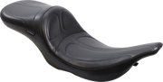 Maverick Daddy Long Legs Seat - Black - Stitched - FLT/FLHT '97-'01