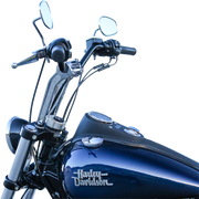 Handlebar Risers - Pull Back - 9-1/2" - Chrome