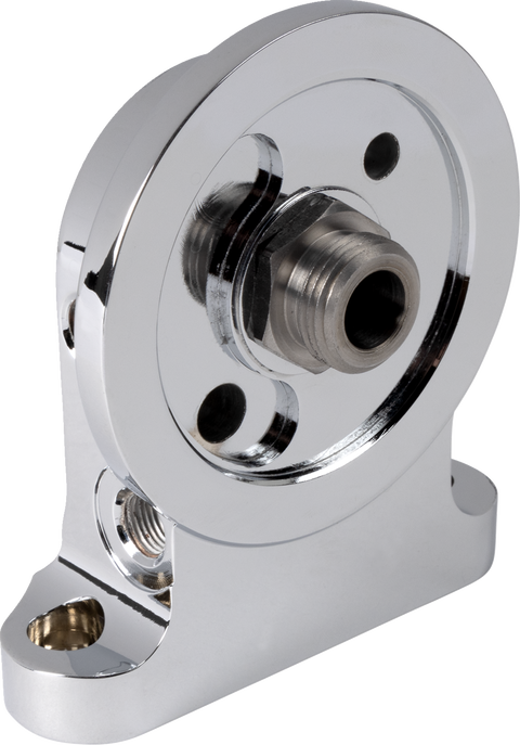 Oil Filter Mounting Bracket Kit - Chrome