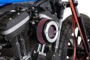 Air Stinger Stealth Air Cleaner Kit - Black Chrome Ring