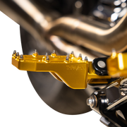 Aggressor Footpegs - Rear - Gold