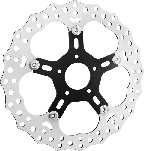Jagged Rear Brake Rotor - 12-19/32" - Stainless Steel