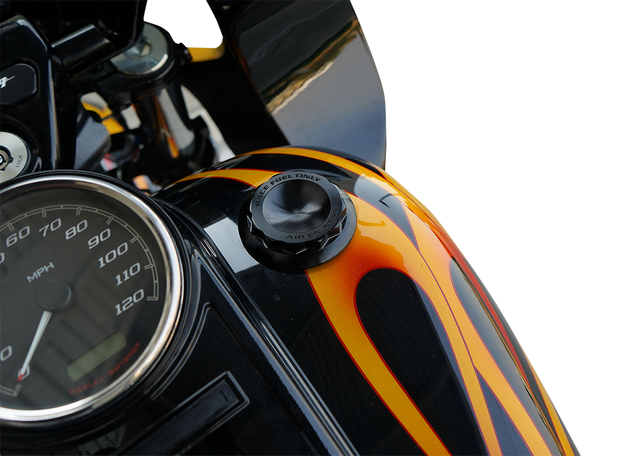 Vented Gas Cap - 12 Point - Black