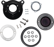 Air Stinger Stealth Air Cleaner Kit - Black Chrome Ring