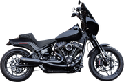 2-into-1 Qualifier Exhaust System - Race Only - Guardian Black