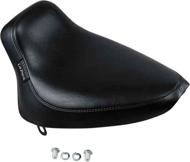 Silhouette Solo Seat - Smooth - Black - Softail &