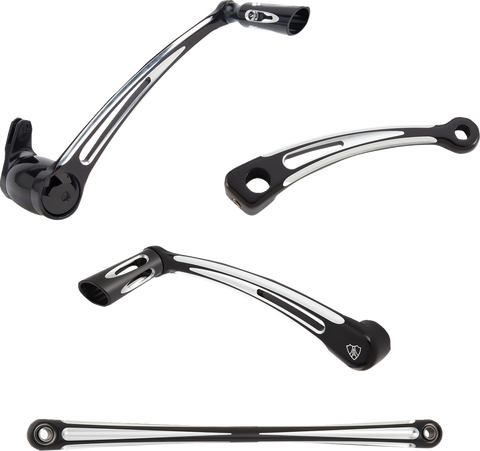 Deep Cut Foot Control Kit w/ Toe Shifter - Black