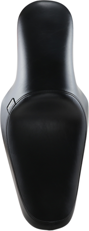 Silhouette Full-Length Seat - Smooth - Black - Dyna '91-'95