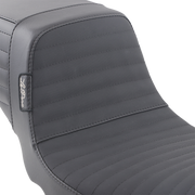 Kickflip Daddy Long Legs Seat - Pleated w/ Gripp Tape - Black - FX '06-'17