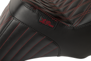 Tailwhip Seat - Red Double Diamond Stitch - FLH/FLT '23-'24