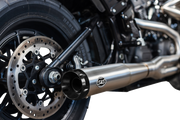 2-into-1 Superstreet Exhaust System - 50 State - M8 Softail - Stainless Steel