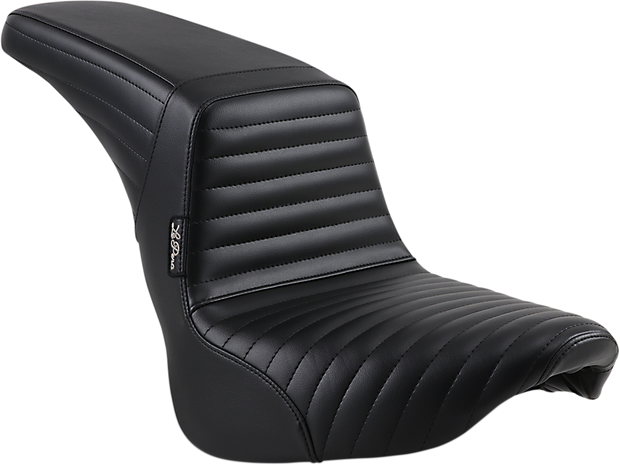Kickflip Seat - Pleated - Black - Softail &