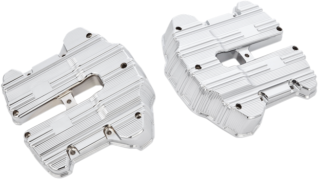 Rocker Box Covers - 10 Gauge - Chrome