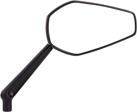 Mirror - Mini/Stocker - Side View - Hexagon - Black - Right