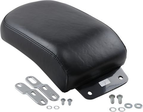Bare Bones Pillion Pad - Smooth - Black - Softail &