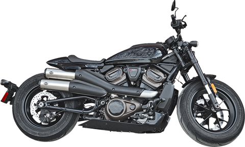 4" Grand National Slip-On Mufflers - Stainless Steel - Sportster S