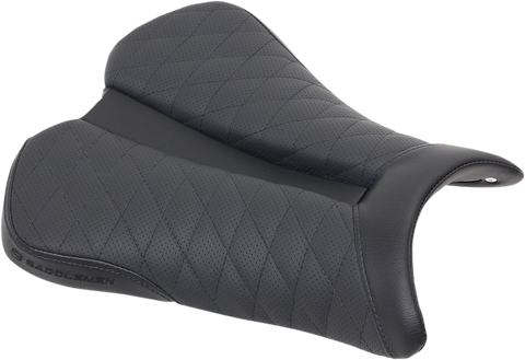 Track Seat - Lattice Stitch - Black - ZX6R &