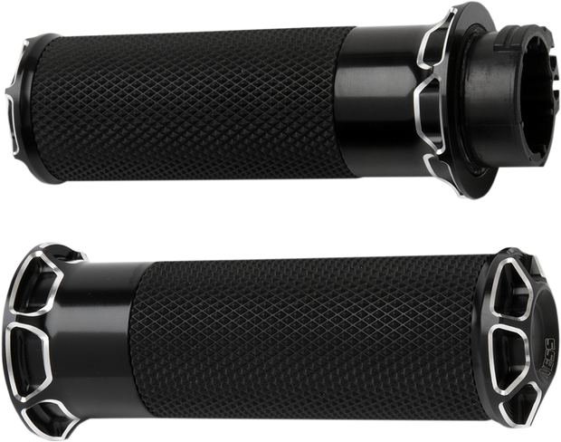 Beveled Grips - TBW - Black