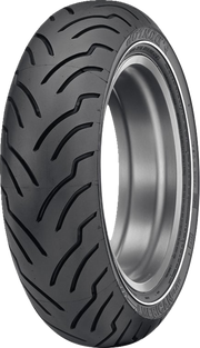 Tire - American Elite - Rear - 180/65B16 - Narrow Whitewall - 81H