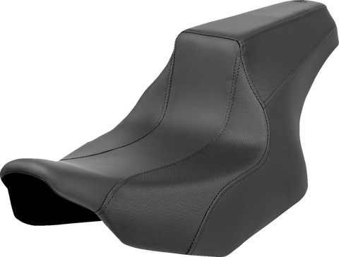 FXR Division Signature Series Seat - Black w/ Perforated Inserts - FLH/FLT &