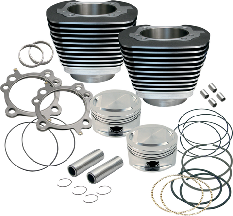 95" Big Bore Cylinder Kit - Wrinkle Black - Twin Cam