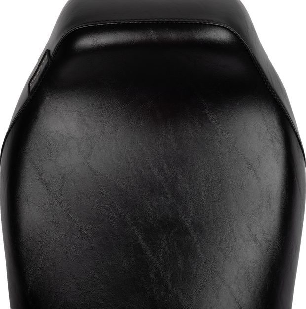 Bare Bones Solo Seat - Smooth - Black - FLH/FLT &