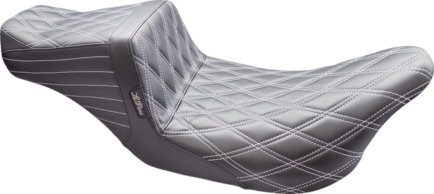 Tailwhip Seat - Double Diamond w/ Titanium Thread - Black - FL &